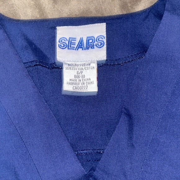 Vintage blue scrub - Picture 2 of 5